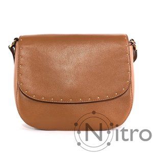 Ralph Lauren Cobden Leather Saddle Bag NWT